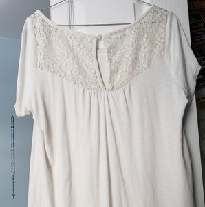 Maurises short sleeve embroidered shirt